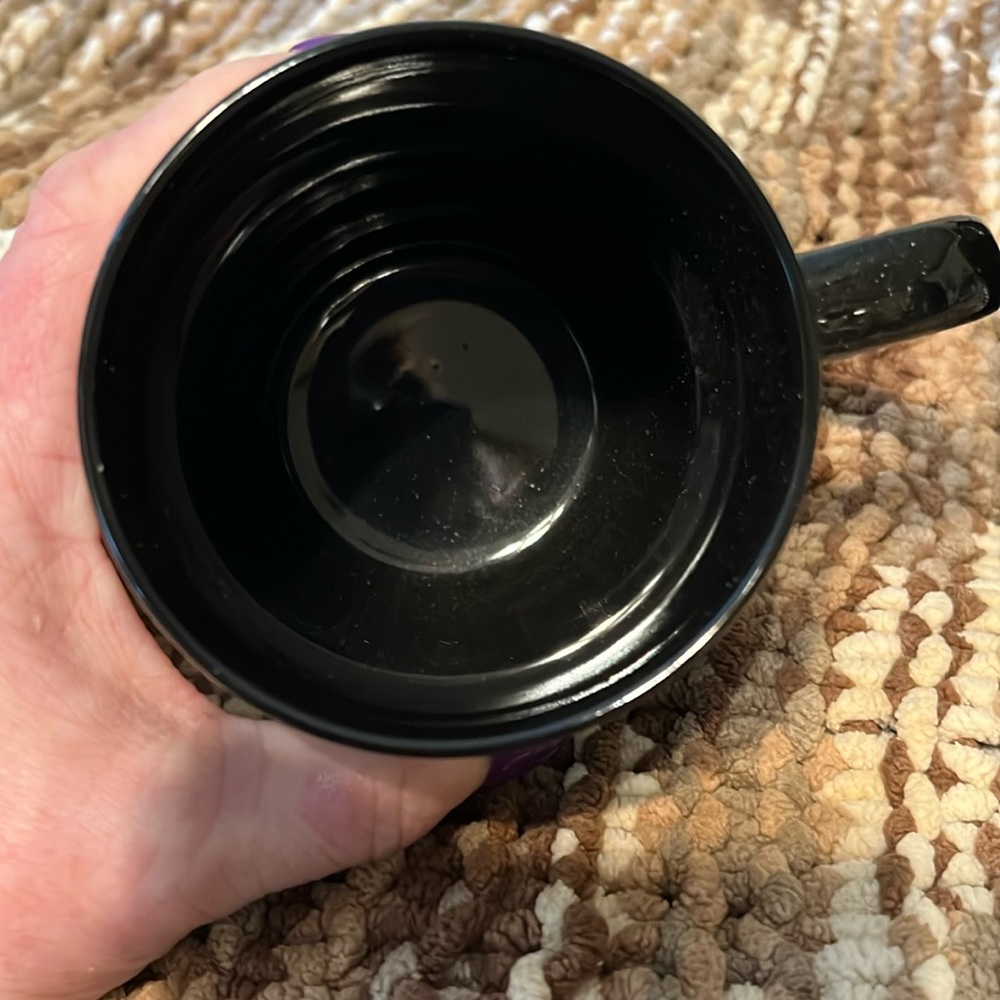 Starbucks coffee mugs sold in pairs ceramic 15oz black with logo microwaveable - Picture 4 of 5